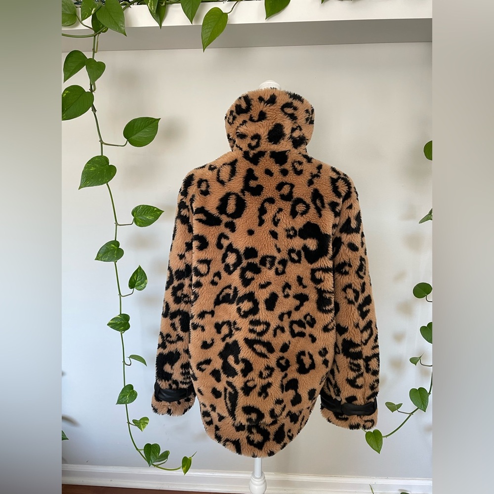 Avec Les Filles Faux Fur Moto Teddy Jacket - Picture 12 of 16